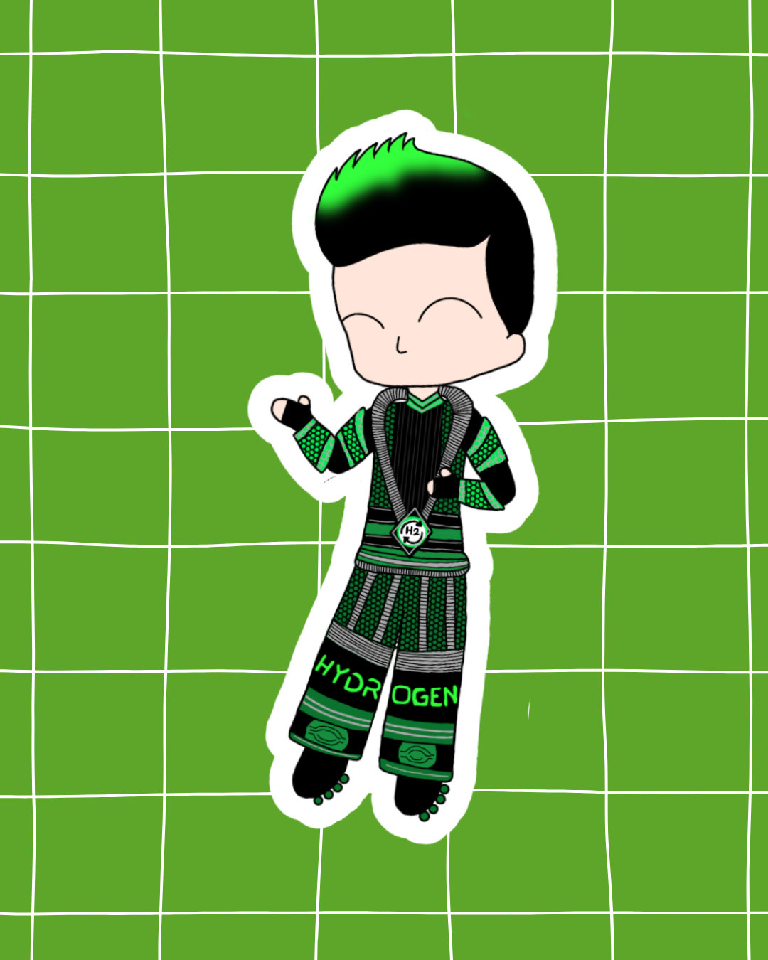 Starlight Express the Musical Inspired Vinyl Sticker | Hydrogen – Perfect for Laptops, Water Bottles, Scrapbooks & More