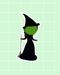 Wicked the Musical Inspired Vinyl Sticker – Elphaba | Perfect for Laptops, Water Bottles, Scrapbooks & More