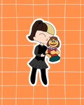 Avenue Q the Musical Inspired Vinyl Sticker –  Kate Monster | Perfect for Laptops, Water Bottles, Scrapbooks & More