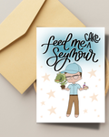 Little Shop of Horrors the musical Inspired Birthday Card and Envelope- Musical theatre gift