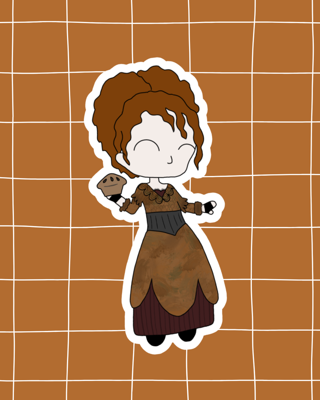 Sweeney Todd the Musical Inspired Vinyl Sticker | Mrs Lovett – Perfect for Laptops, Water Bottles, Scrapbooks & More