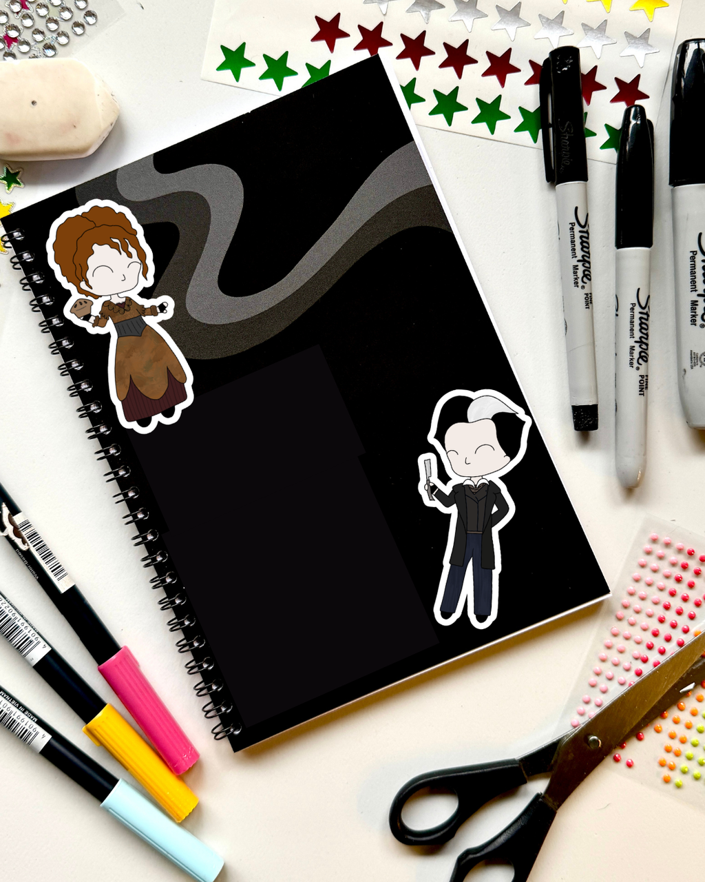 Sweeney Todd the Musical Inspired Vinyl Sticker |Sweeney Todd – Perfect for Laptops, Water Bottles, Scrapbooks & More