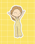 Titanique the Musical Inspired Vinyl Sticker | Celine Dion – Perfect for Laptops, Water Bottles, Scrapbooks & More