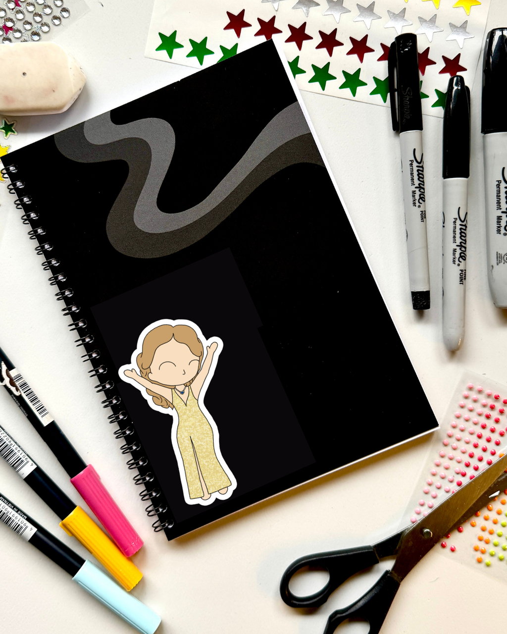 Titanique the Musical Inspired Vinyl Sticker | Celine Dion – Perfect for Laptops, Water Bottles, Scrapbooks & More
