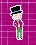 Charlie and the Chocolate Factory the Musical Inspired Vinyl Sticker | Willy Wonka – Perfect for Laptops, Water Bottles, Scrapbooks & More