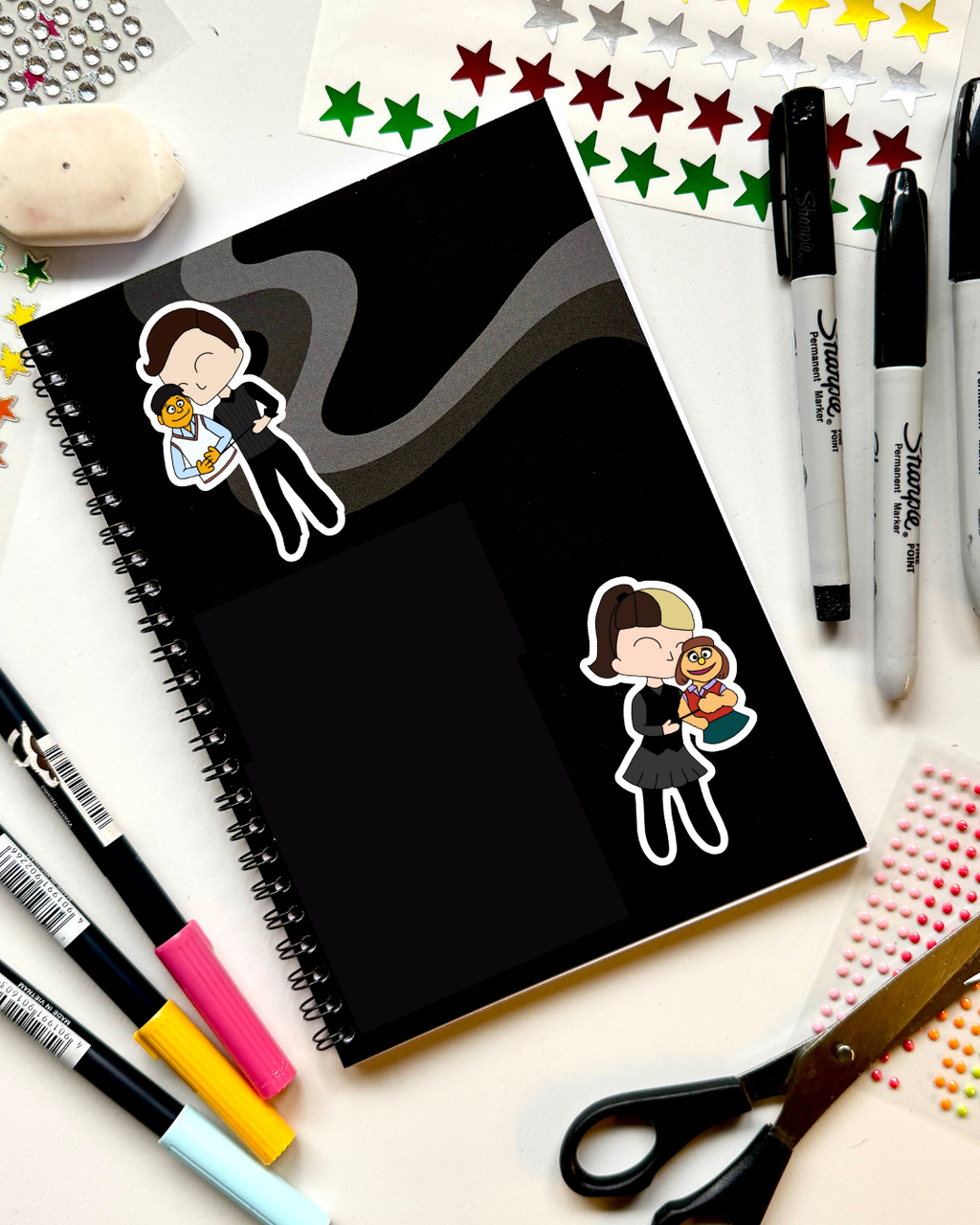 Avenue Q the Musical Inspired Vinyl Sticker –  Kate Monster | Perfect for Laptops, Water Bottles, Scrapbooks & More