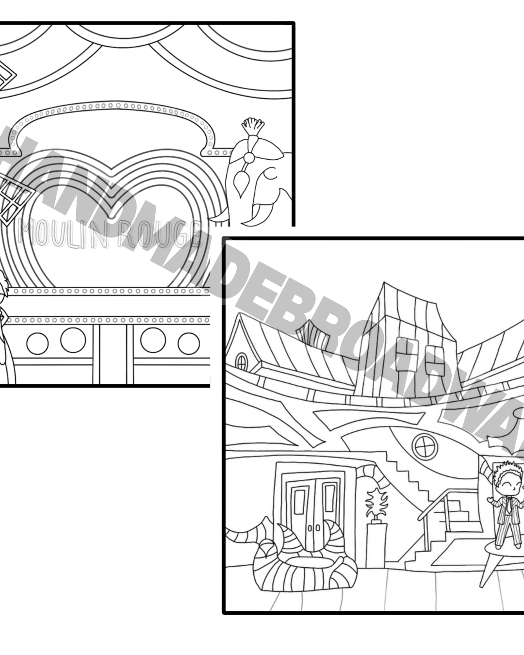 Paint the Stage - 16 Page Colouring Book - Volume 1