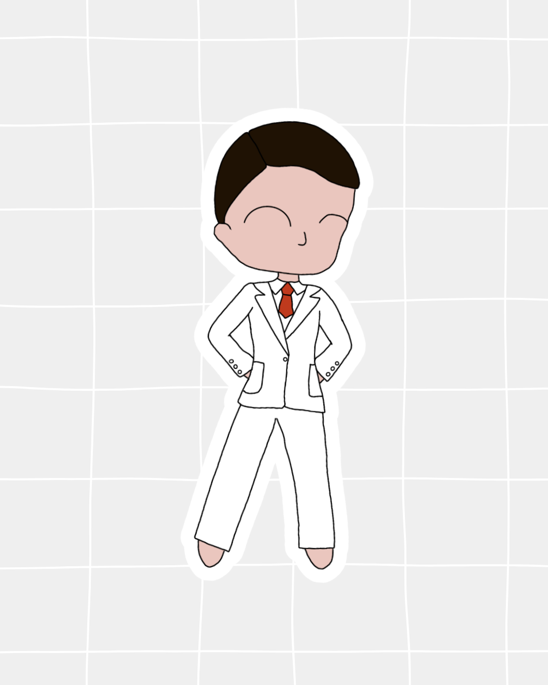 Great Gatsby the Musical Inspired Vinyl Sticker | Jay Gatsby – Perfect for Laptops, Water Bottles, Scrapbooks & More