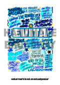 Evita London Production - Musical Inspired Glossy Print - Originally Hand Drawn