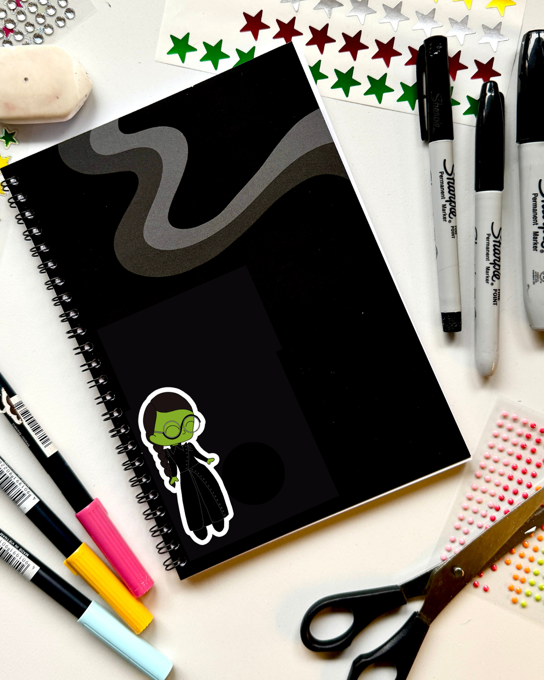 Wicked the Movie Inspired Vinyl Sticker | Elphaba – Perfect for Laptops, Water Bottles, Scrapbooks & More