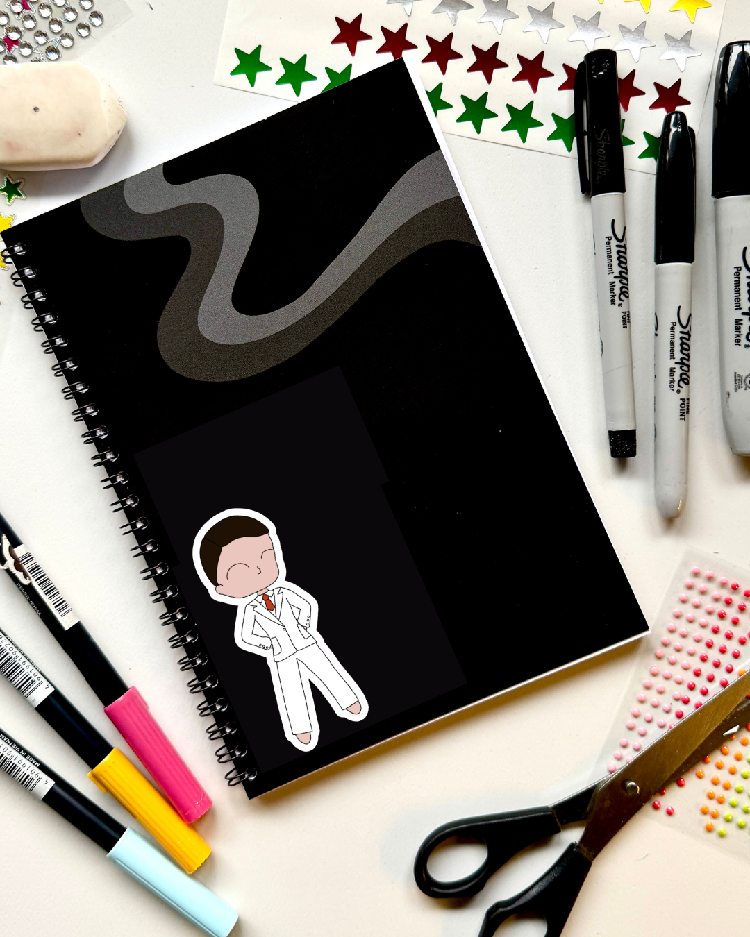 Great Gatsby the Musical Inspired Vinyl Sticker | Jay Gatsby – Perfect for Laptops, Water Bottles, Scrapbooks & More