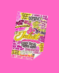 & Juliet Inspired Vinyl Poster Sticker – Perfect for Laptops, Water Bottles, Scrapbooks & More