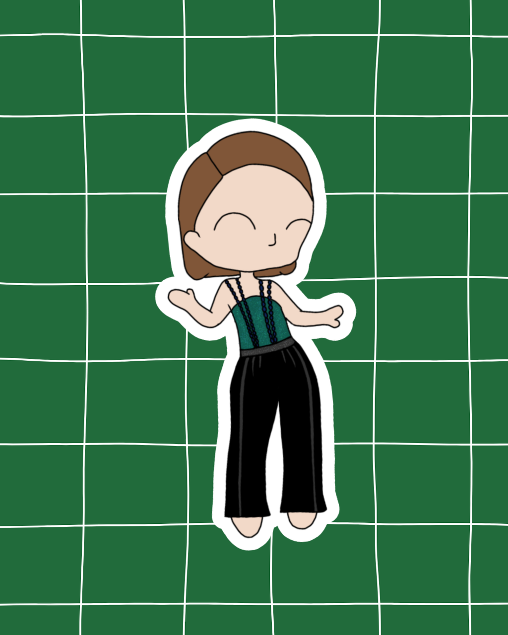 Great Gatsby the Musical Inspired Vinyl Sticker | Jordan – Perfect for Laptops, Water Bottles, Scrapbooks & More