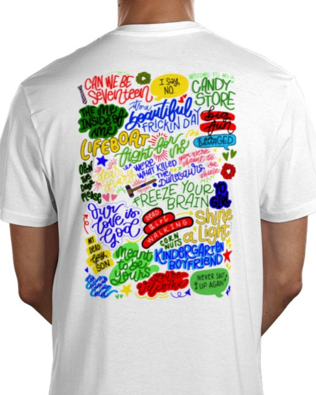 Heathers the musical inspired Hand-Drawn Artwork T shirt - Musical Theatre Clothing