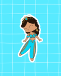 Aladdin the Musical Inspired Vinyl Sticker – Jasmine | Perfect for Laptops, Water Bottles, Scrapbooks & More