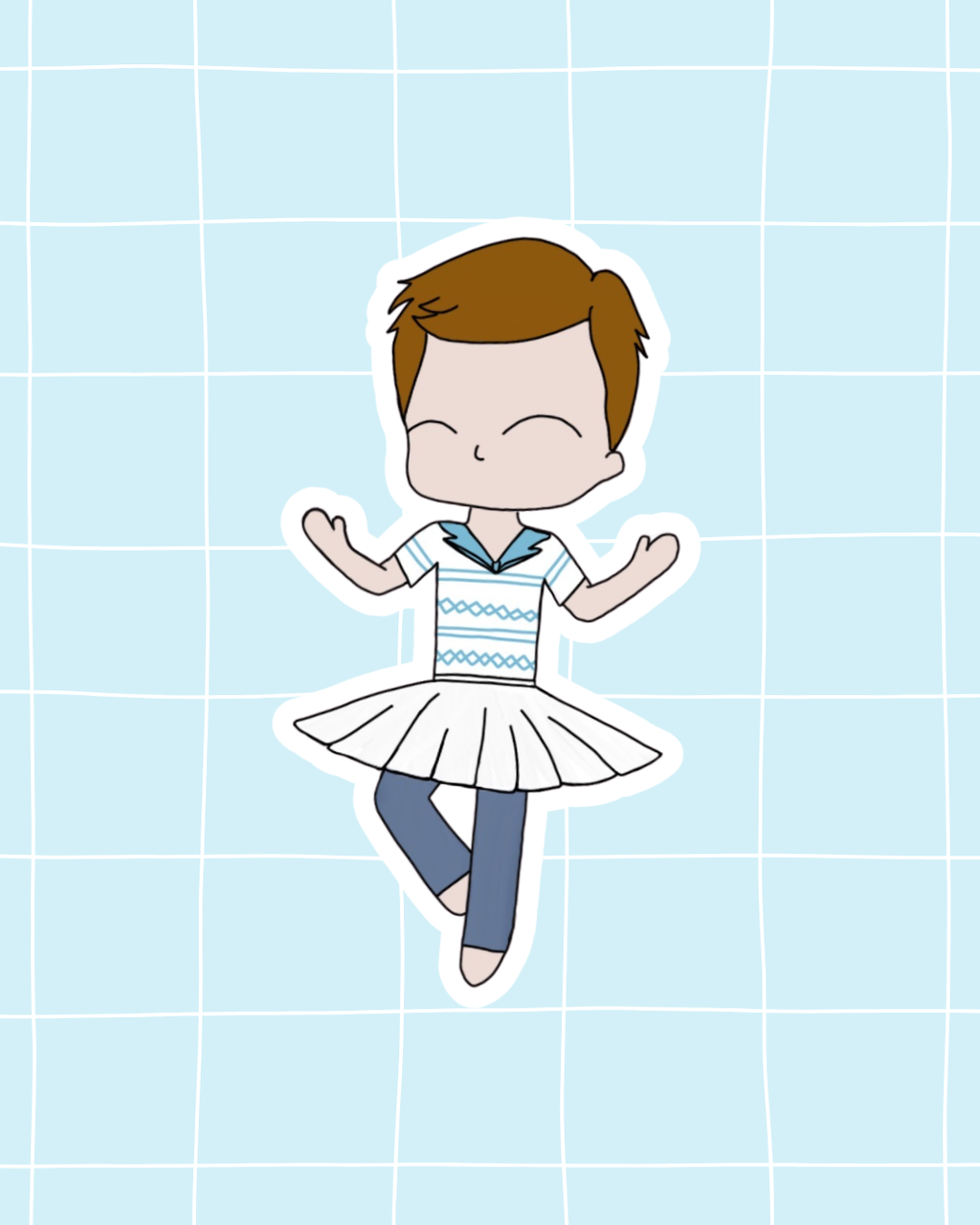 Billy Elliott the Musical Inspired Vinyl Sticker – Billy Elliott | Perfect for Laptops, Water Bottles, Scrapbooks & More
