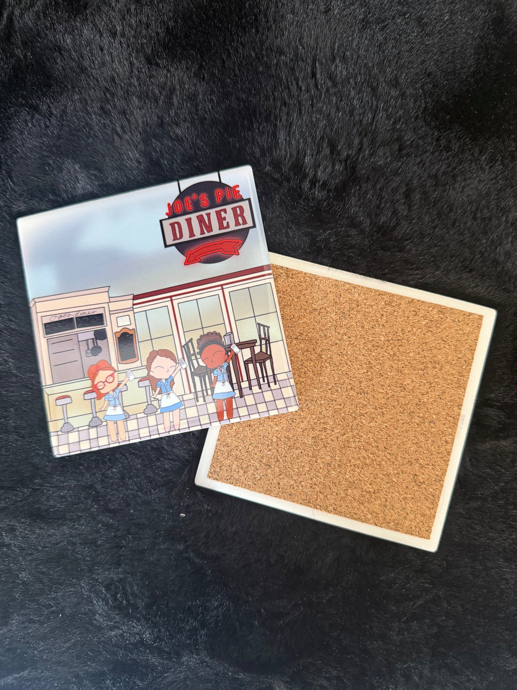 Waitress Inspired Hand Pressed Coaster