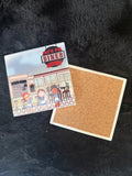 Waitress Inspired Hand Pressed Coaster