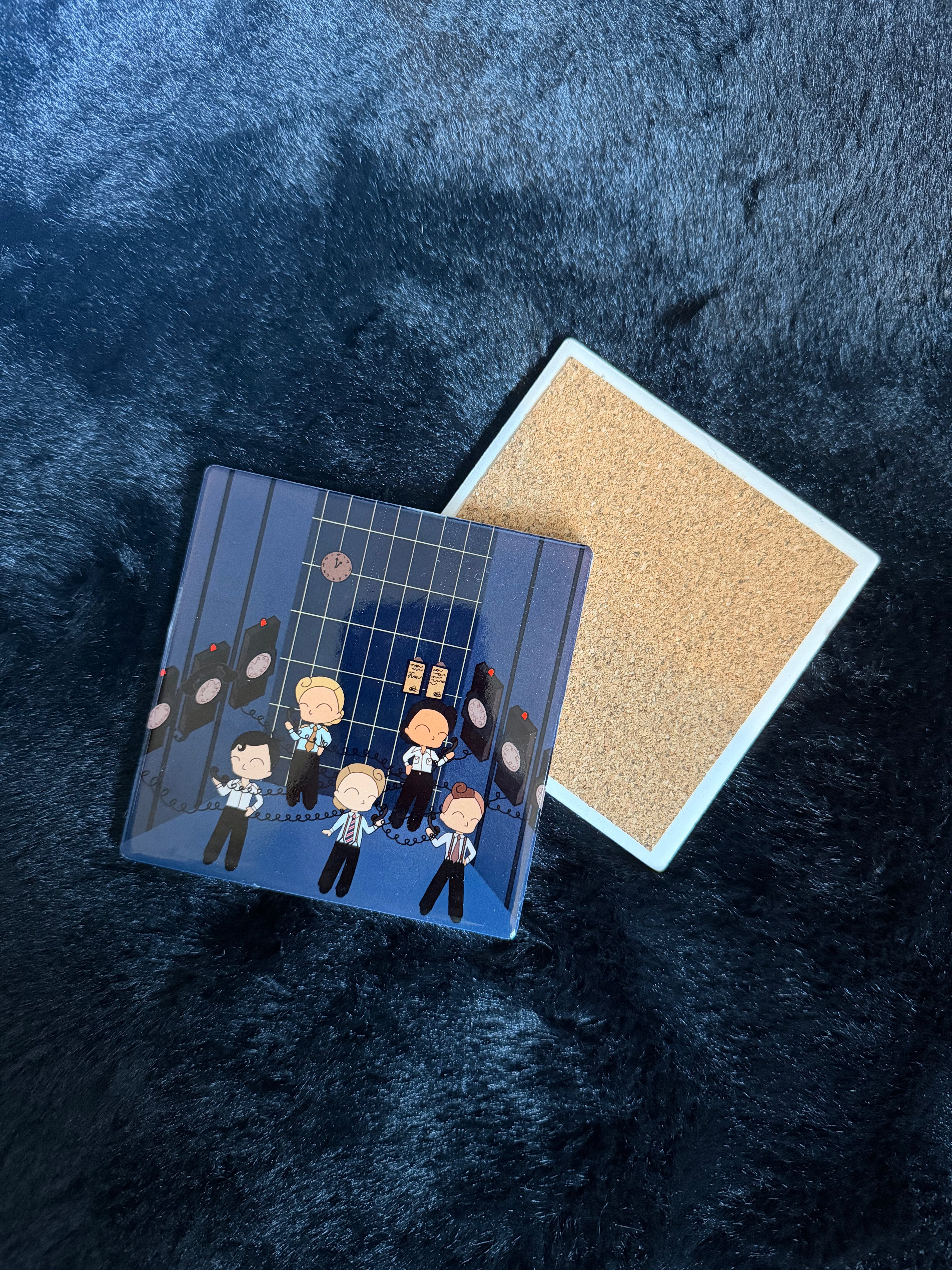 Operation Mincemeat the Musical Inspired Hand Pressed Coaster