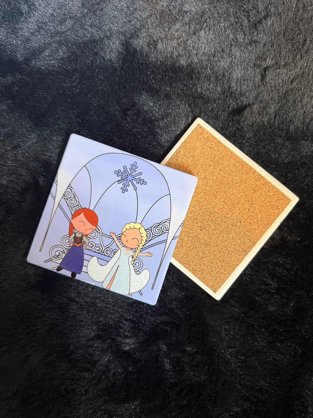 Frozen the Musical Inspired Hand Pressed Coaster
