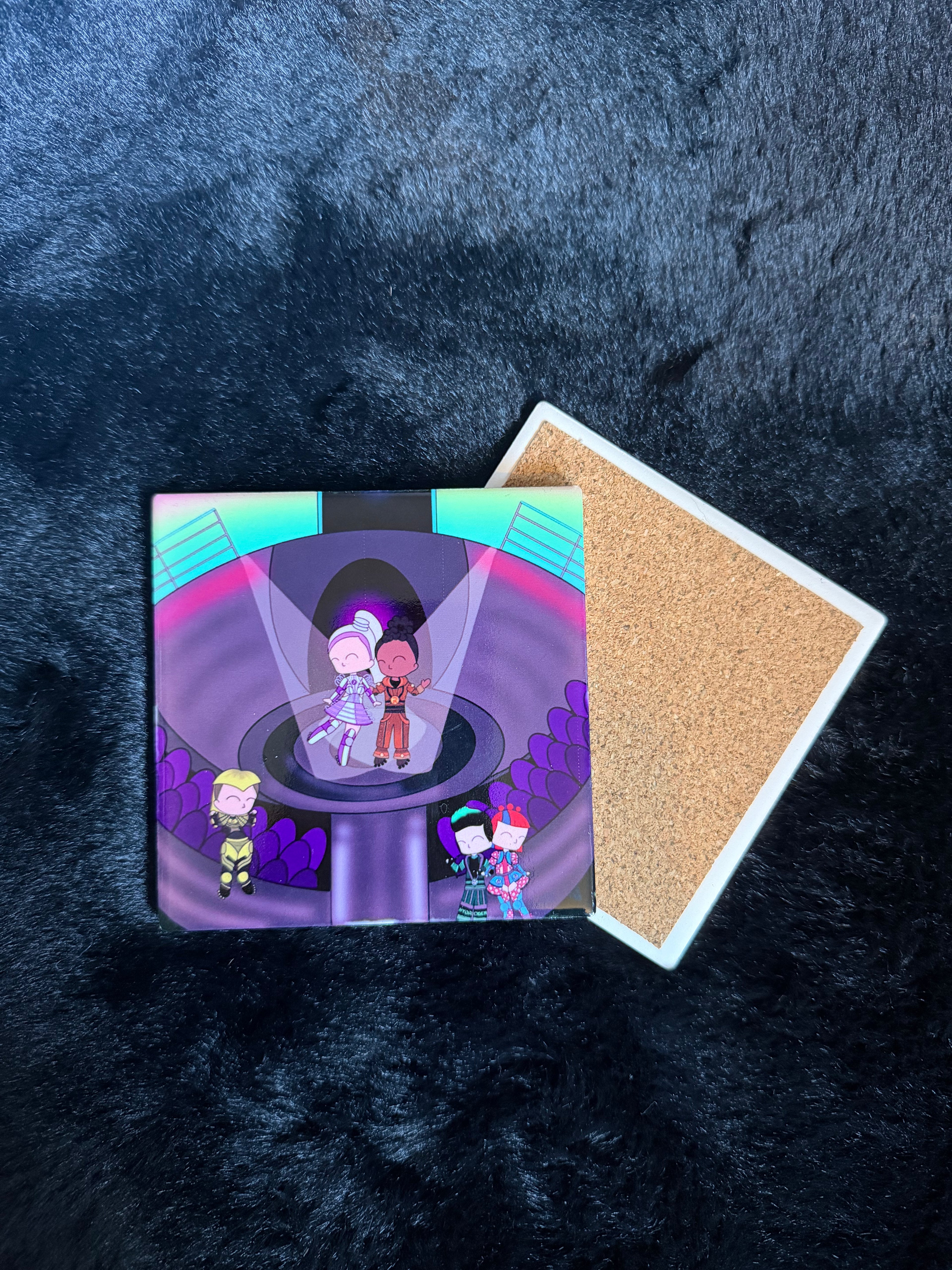 Starlight Express the Musical Inspired Hand Pressed Coaster