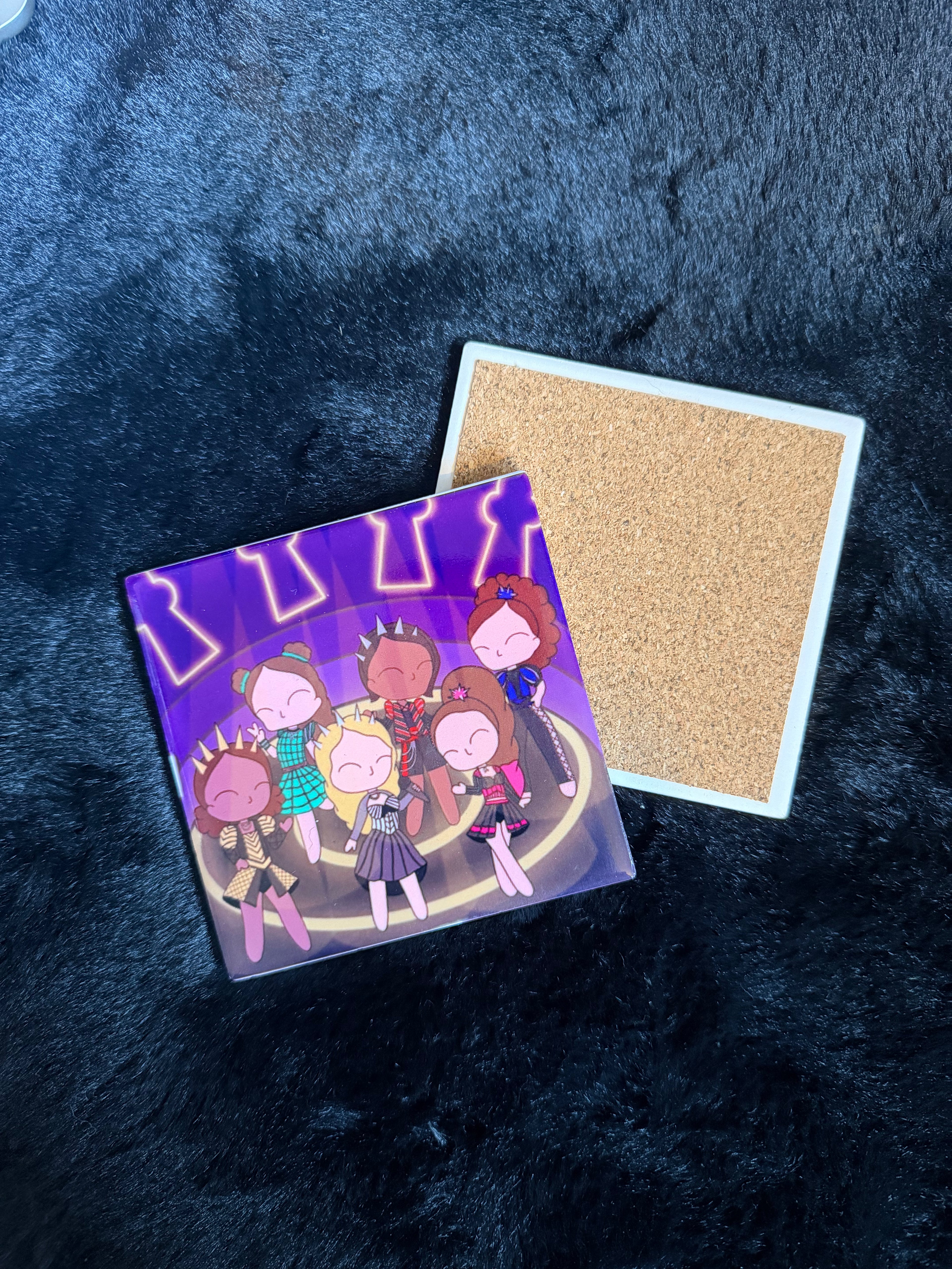 Six the Musical Inspired Hand Pressed Coaster