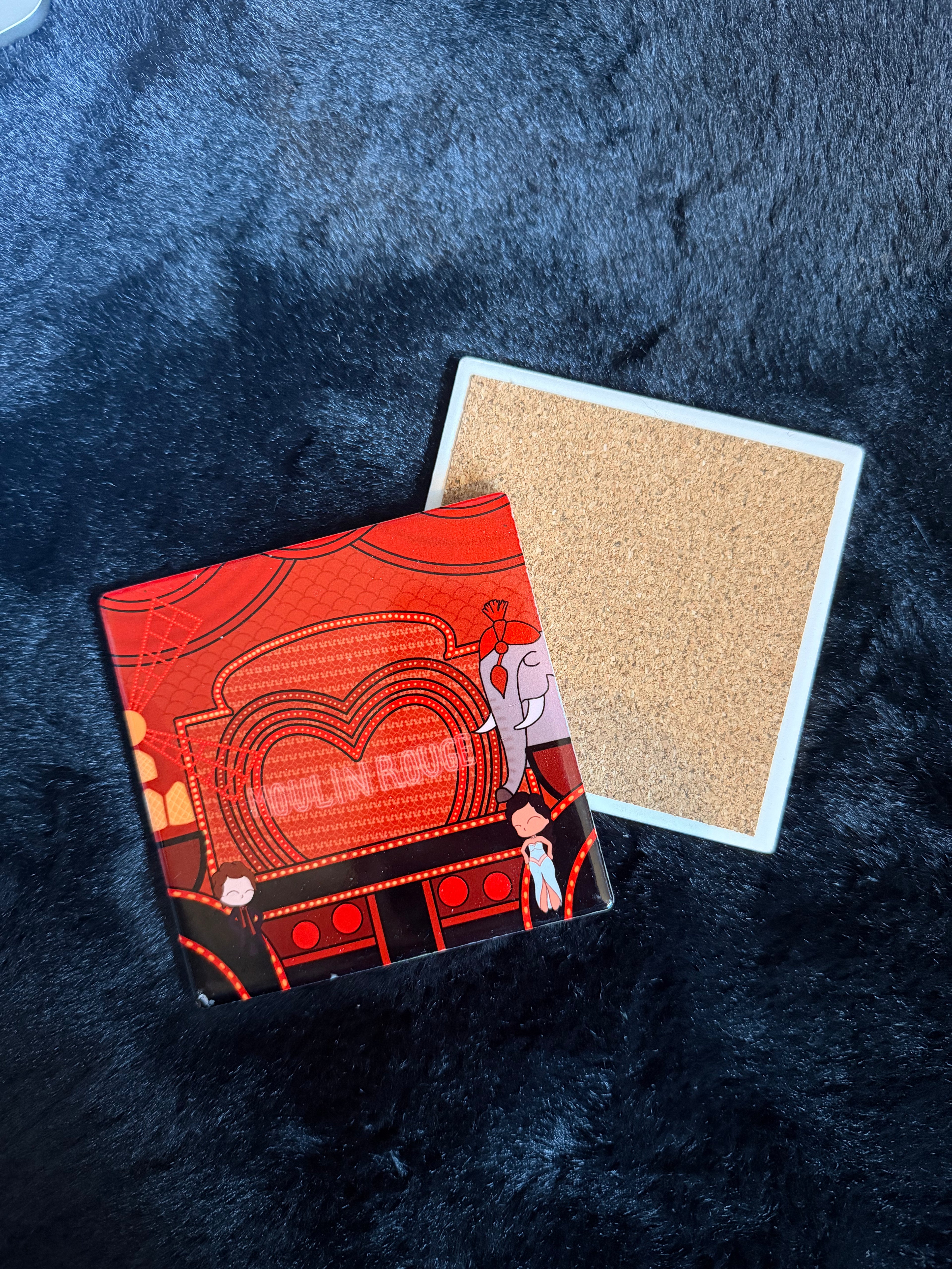 Moulin Rouge the Musical Inspired Hand Pressed Coaster