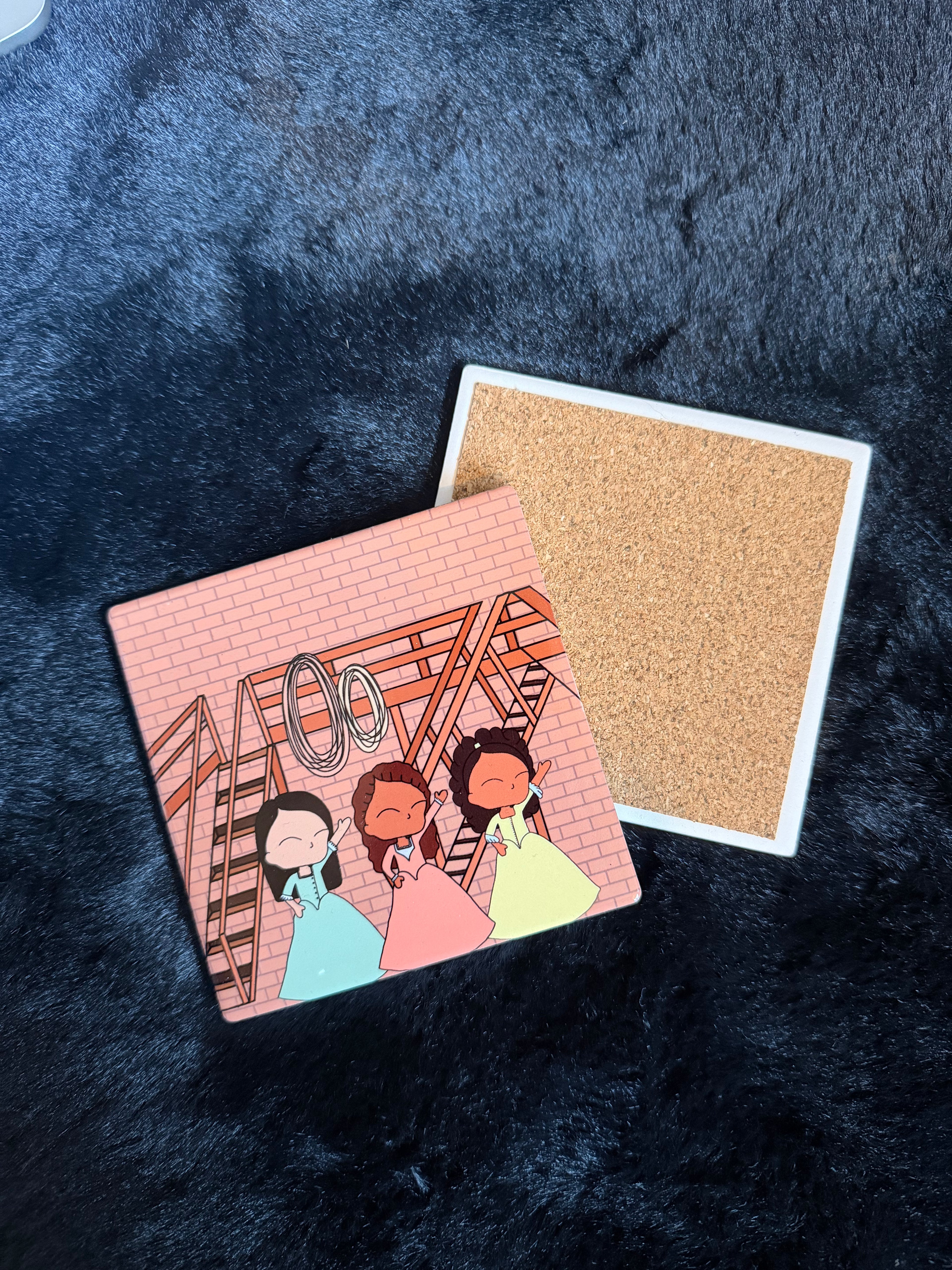 Hamilton the Musical Inspired Hand Pressed Coaster