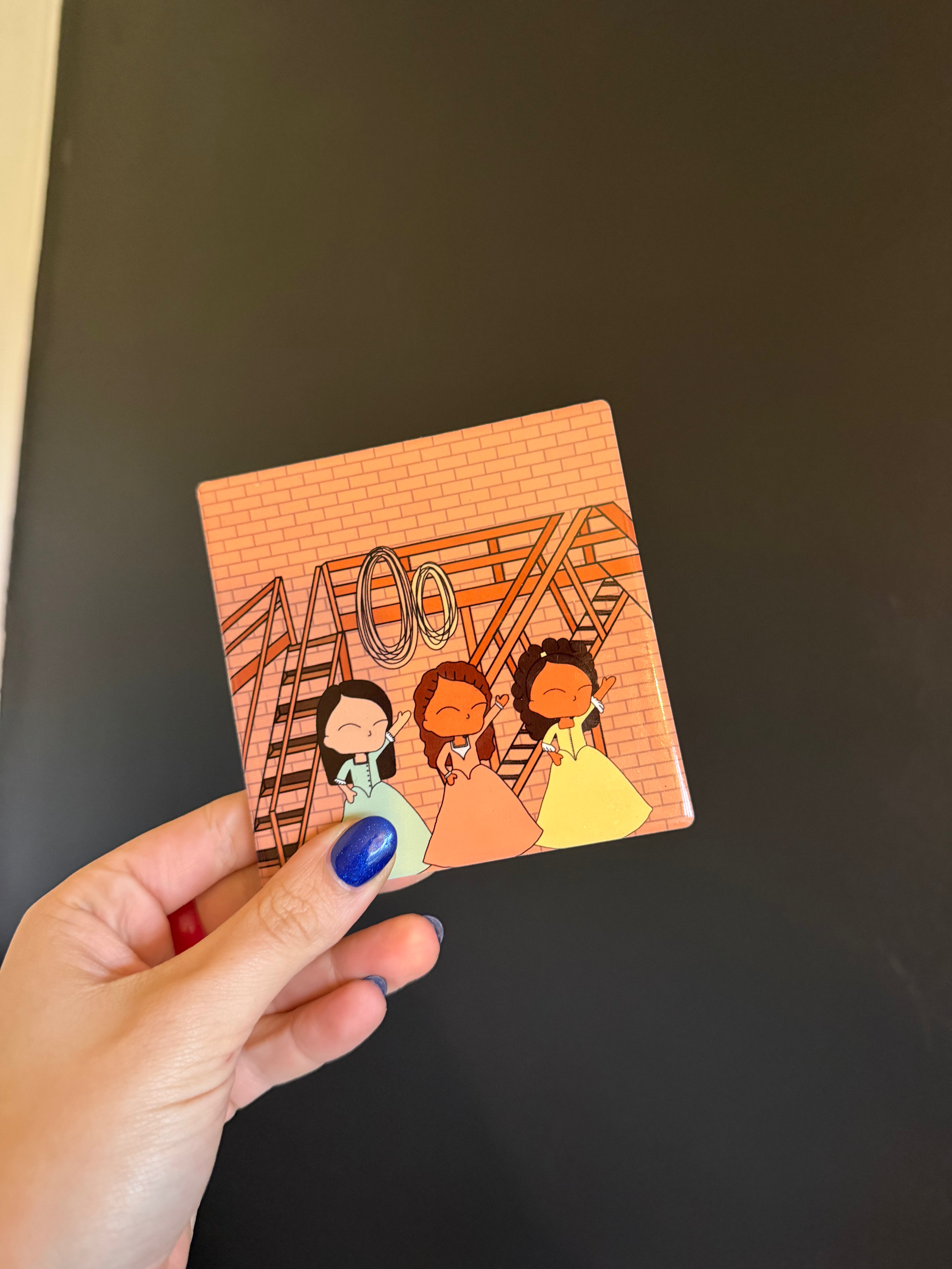 Hamilton the Musical Inspired Hand Pressed Coaster