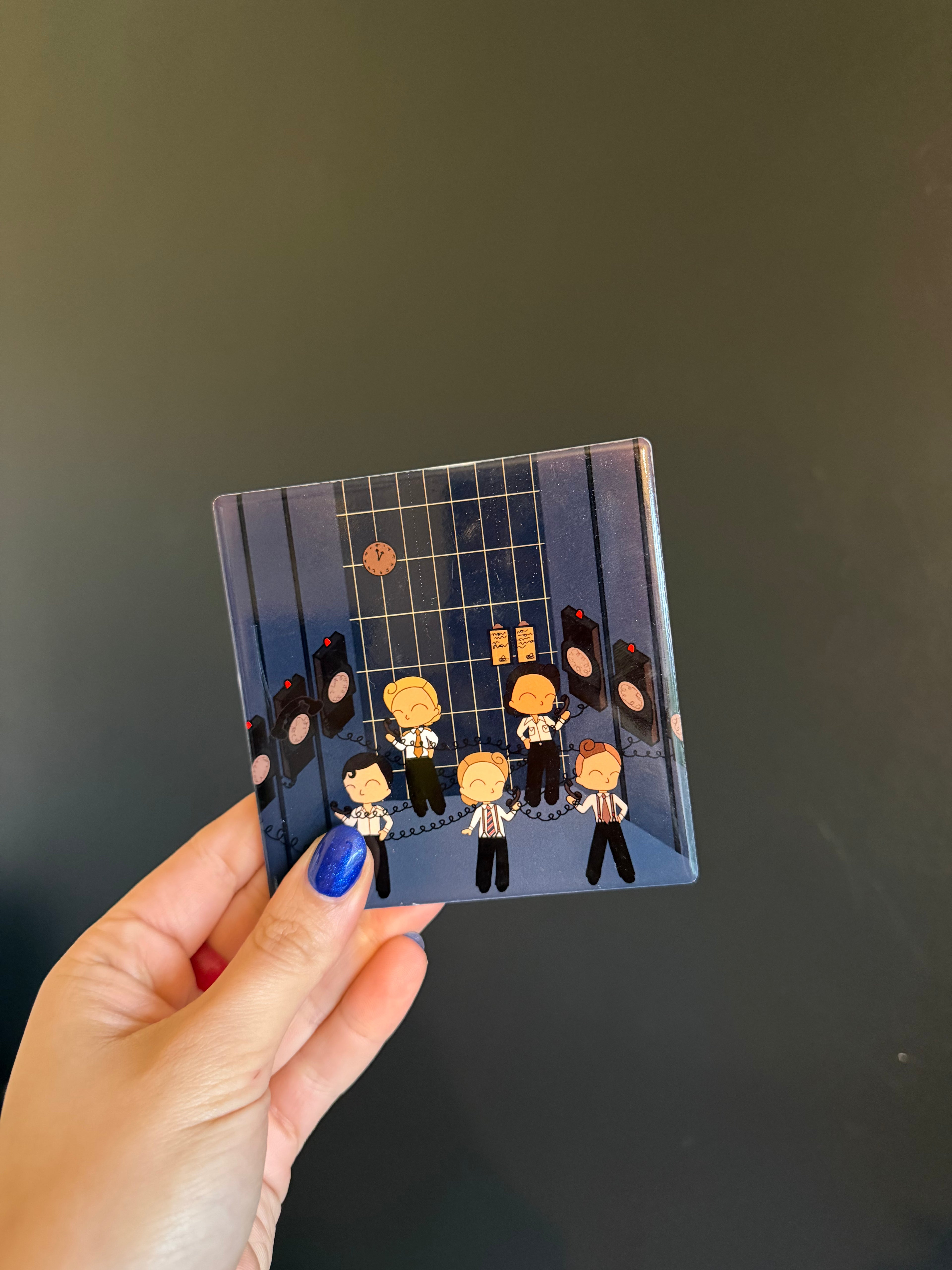 Operation Mincemeat the Musical Inspired Hand Pressed Coaster