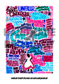 Bad Cinderella- Musical Inspired Glossy Print - Originally Hand Drawn
