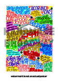 Joseph and his amazing technicolour dreamcoat- Musical Inspired Glossy Print - Originally Hand Drawn