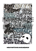 Phantom of the Opera- Musical Inspired Glossy Print - Originally Hand Drawn