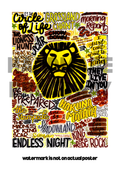 Lion King- Musical Inspired Glossy Print - Originally Hand Drawn