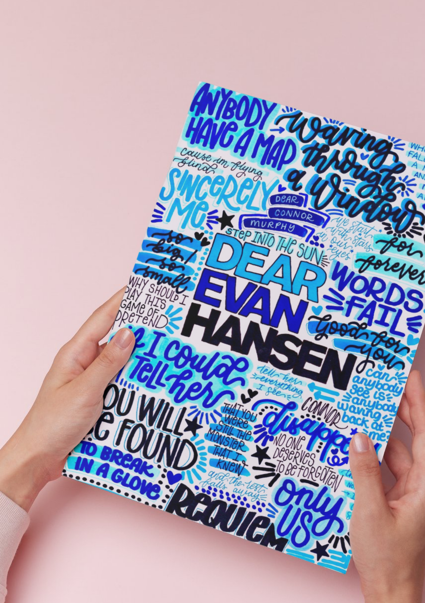 Dear Evan Hansen- Musical Inspired Glossy Print - Originally Hand Drawn