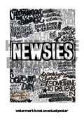 Newsies- Musical Inspired Glossy Print - Originally Hand Drawn