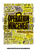 Operation Mincemeat- Musical Inspired Glossy Print - Originally Hand Drawn