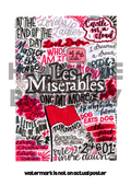 Les Misérables- Musical Inspired Glossy Print - Originally Hand Drawn