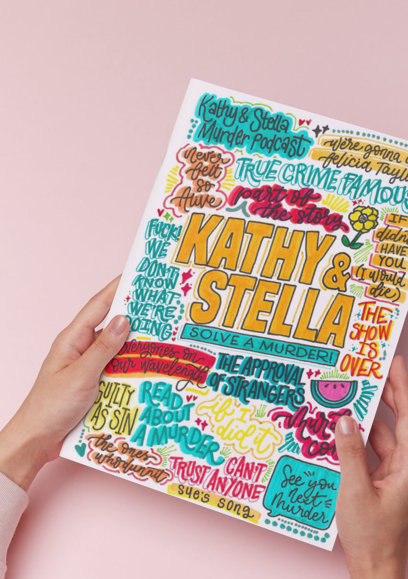 Kathy and Stella- Musical Inspired Glossy Print - Originally Hand Drawn