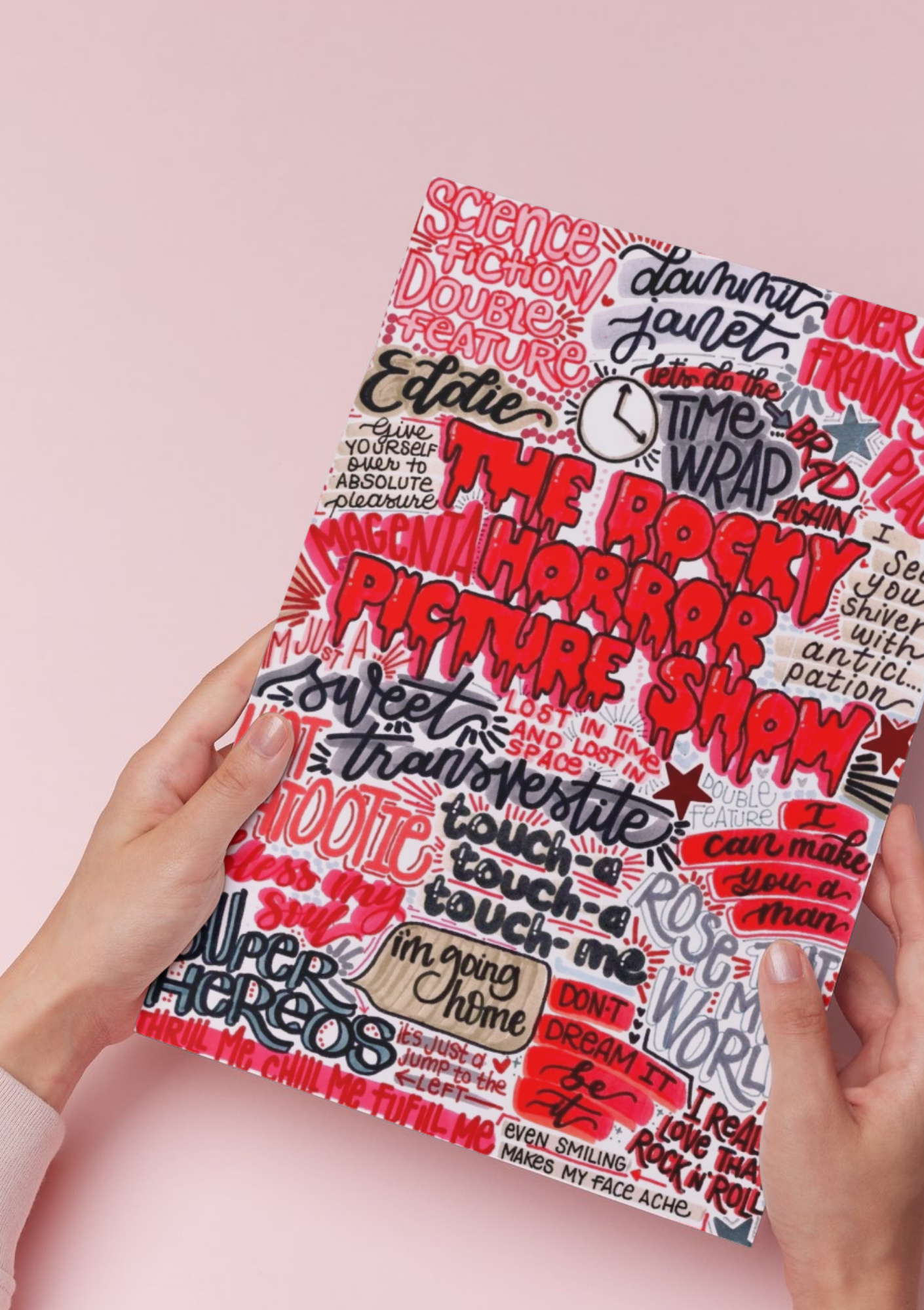 Rocky Horror Picture Show- Musical Inspired Glossy Print - Originally Hand Drawn